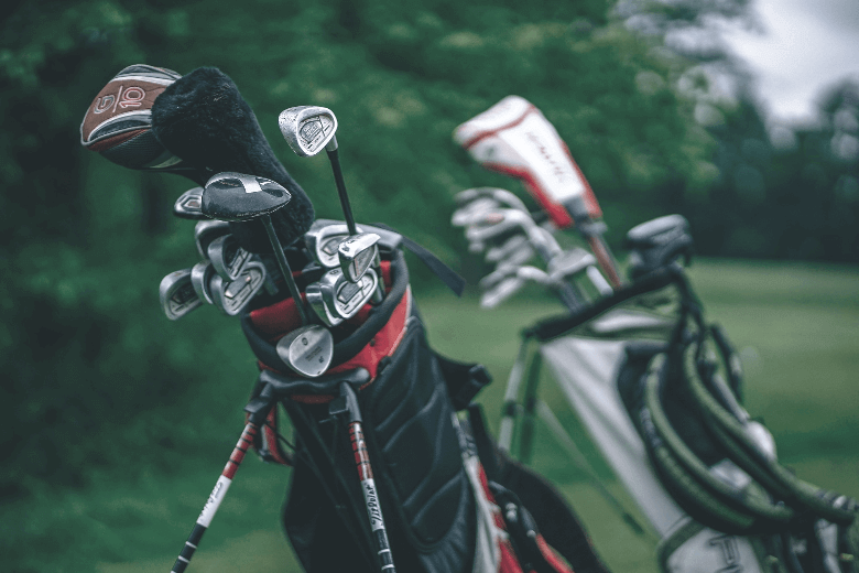 Two golf club set bags